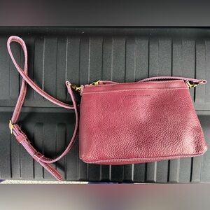 Kyote Maroon Portland Leather Goods Crossbody Bag
